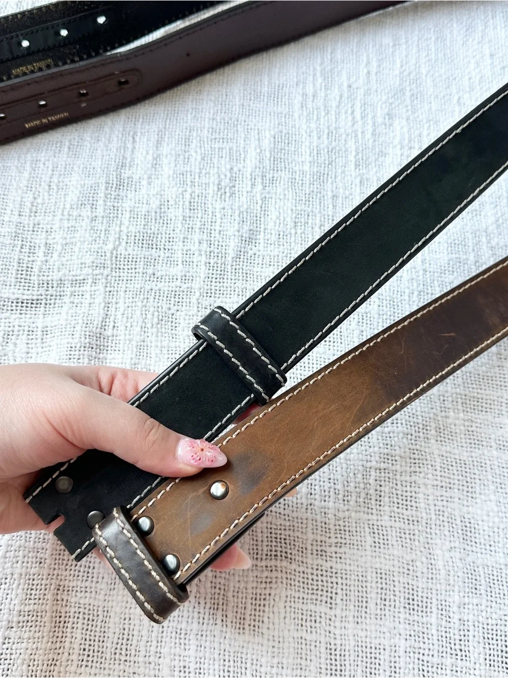 Ariat Interchangeable Belt Straps - No Buckle 🪶 Size XL